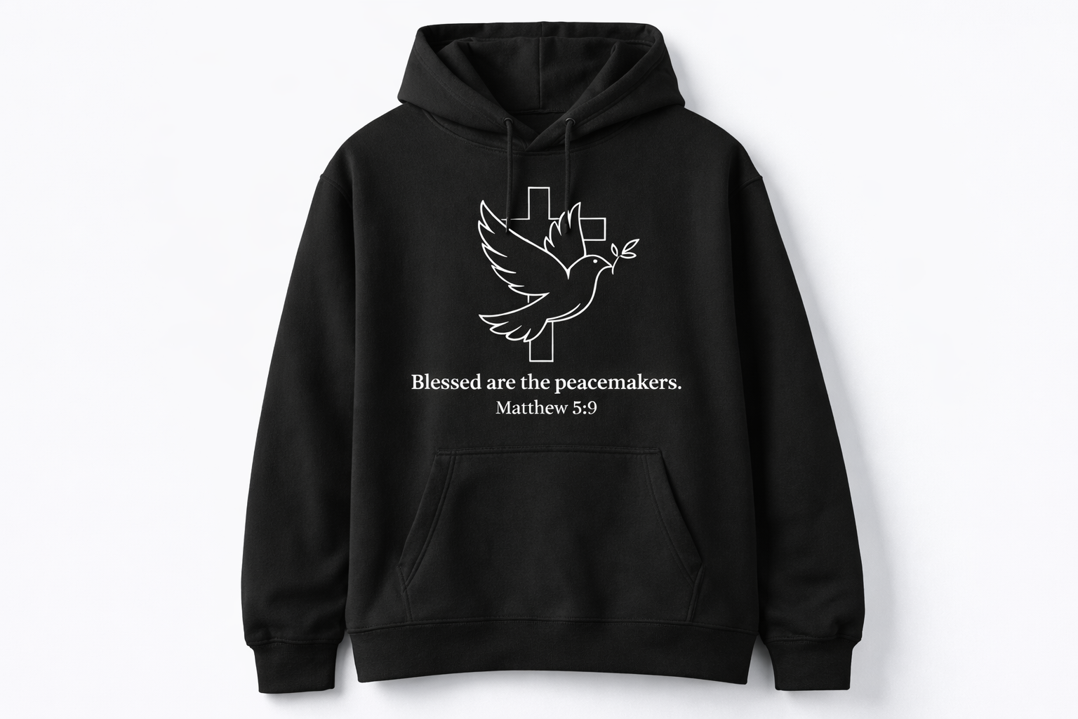 "BLESSED ARE THE PEACEMAKERS" MEN'S HOODIES