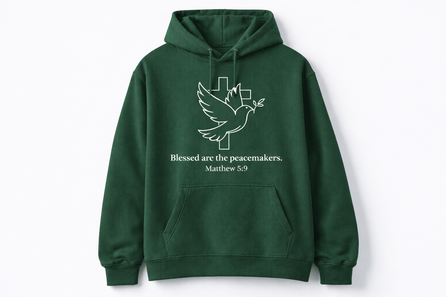 "BLESSED ARE THE PEACEMAKERS" MEN'S HOODIES
