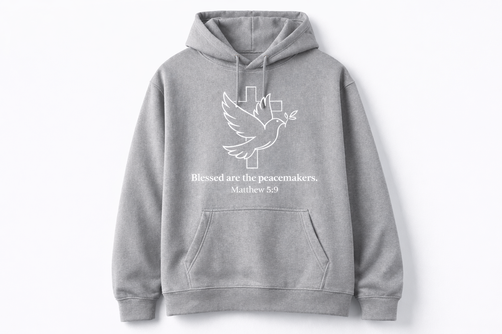 "BLESSED ARE THE PEACEMAKERS" MEN'S HOODIES