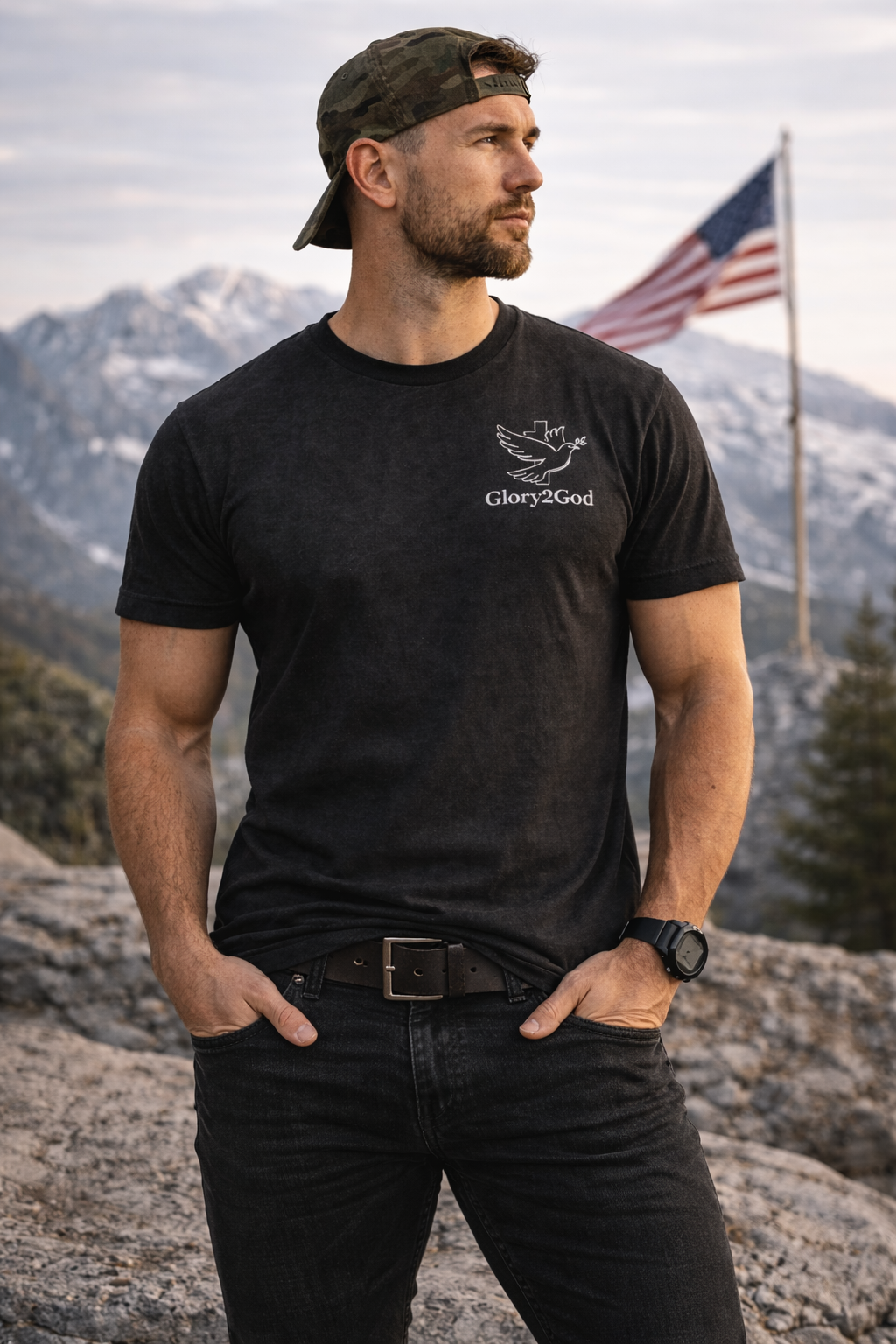 "GREATER LOVE HAS NO ONE THAN THIS..." MEN'S T-SHIRT