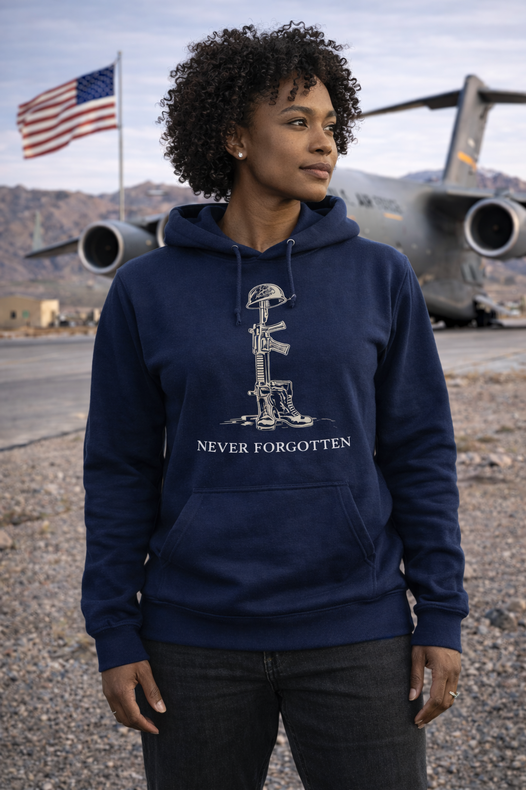 "NEVER FORGOTTEN" MEMORIAL DAY HOODIES