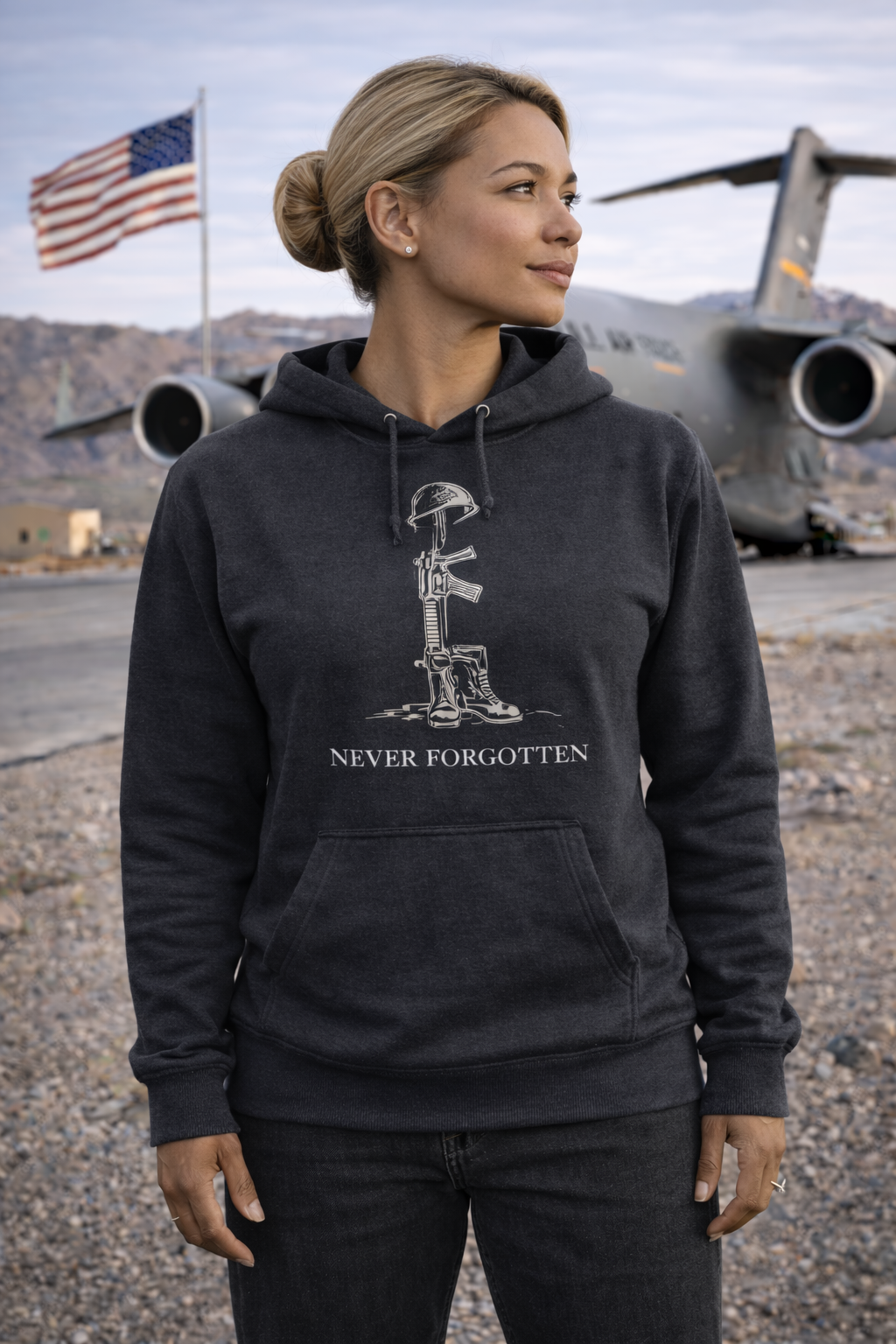 "NEVER FORGOTTEN" MEMORIAL DAY HOODIES