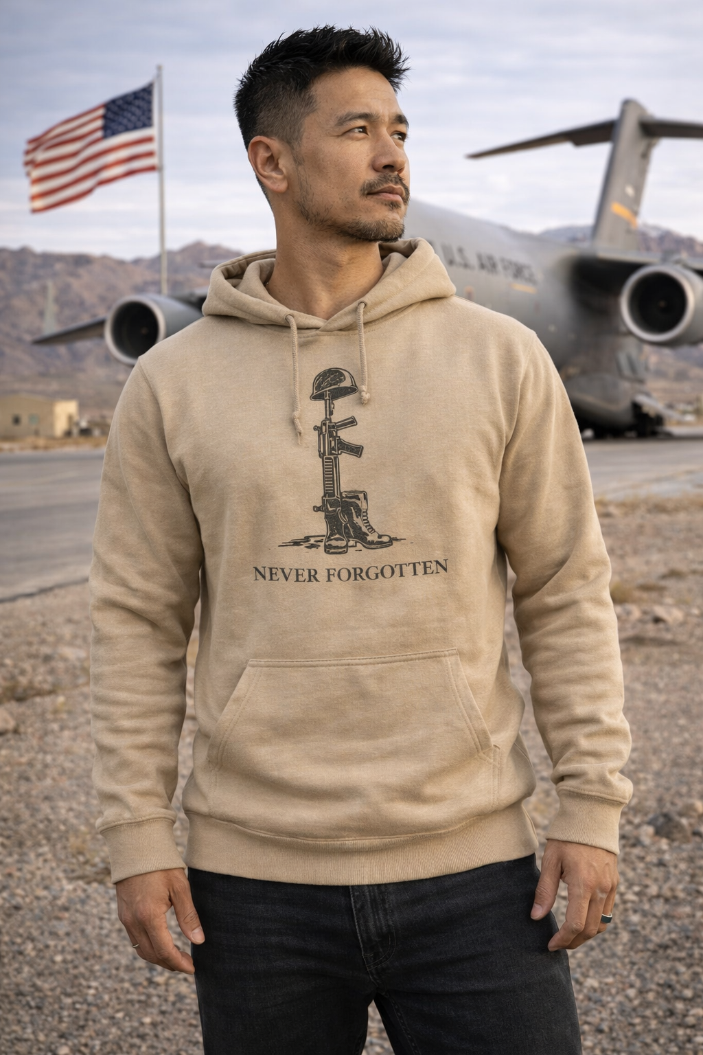 "NEVER FORGOTTEN" MEMORIAL DAY HOODIES